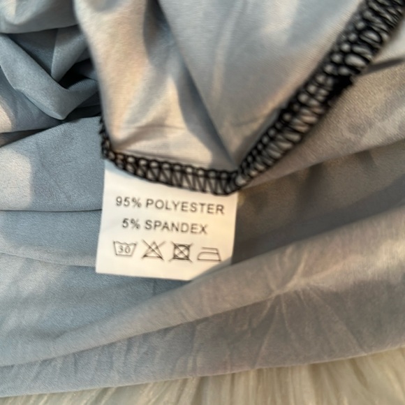 Black and White Horizontal Stripe Dress Drawstring Gather Waist Sz SML NEW! - Picture 4 of 4